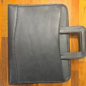 ​Luxury Sweda Executive Leather Portfolio | Hidden Handles & Calculator